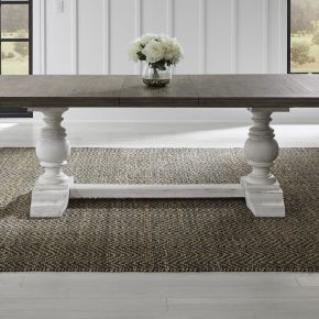 Liberty Furniture 237-P4402 River Place - Trestle Table Base - White