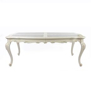 ACME DN63540 ACME DN63540 Chantelle - Natural Marble Top Dining Table - Pearl Beige Finish
