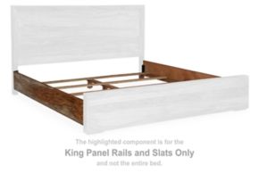 Signature Design by Ashley® B790-97 Dressonni - King Panel Rails And Slats - Brown