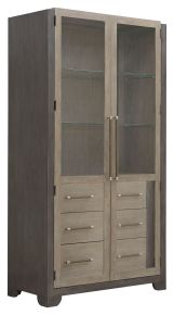 Pulaski Furniture P402300 Anderson Park - China Cabinet - Moose Trail / Frontier Brown