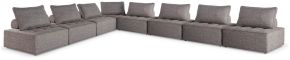 Ashley Furniture P160P12 Ashley Furniture P160P12 Bree Zee - 8-Piece Outdoor Modular Seating - Brown