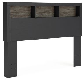 Ashley Furniture PCB1118-65 Ashley Furniture PCB1118-65 Broachmyn - Queen Bookcase Headboard - Black / Gray
