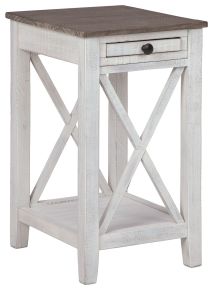 Ashley Furniture A4000374 Adalane - White / Gray - Accent Table