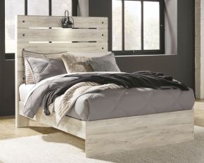 Signature Design by Ashley® B192/87/84/86 Cambeck - Full Panel Bed - Whitewash