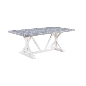 ACME DN02159 Hollyn - Dining Table With Engineering Stone Top - White