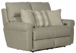 Jackson Furniture Industries 61212-1605/38-2533/16 Westport - Power Lay Flat Reclining Loveseat - Cement