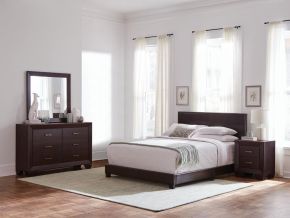 CoasterEveryday 300762T-S4 Dorian - 4 Piece Twin Bedroom Set - Dark Cocoa