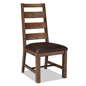 Intercon TS-CH-489C-CYB-RTA Taos - Ladder Chair - Canyon Brown