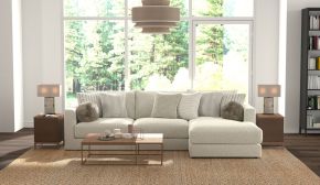 Jackson 2235/36/31/76-16 Ritzy - 3 Piece Modular Sofa Chaise (RSF Chaise) - Bone