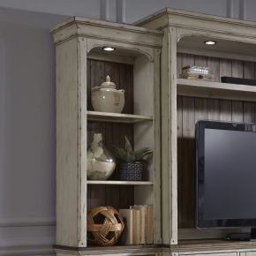 Liberty Furniture 498-EL00T Morgan Creek - Left Pier Top - White