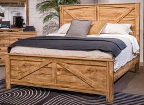 Signature Design by Ashley® PCB1580-54 Maystonna - Queen Crossbuck Panel Footboard - Brown