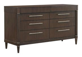 Pulaski Furniture P393100 Asher Park - Dresser - Piano Brown
