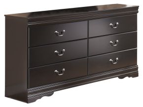 Signature Design by Ashley® B128-31 Huey Vineyard - Six Drawer Dresser - Black