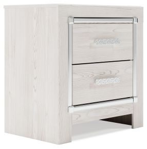 Signature Design by Ashley® B2640-92 Altyra - Two Drawer Night Stand - White