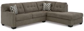 Signature Design by Ashley® 31005S4 Mahoney - 2-Piece Sleeper Sectional With Raf Corner Chaise - Chocolate