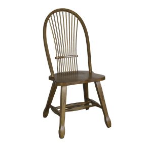 Liberty Furniture 17-C1032 Liberty Furniture 17-C1032 Treasures - Sheaf Back Side Chair - Rustic Oak / Brown