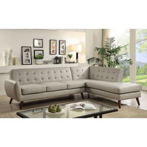 ACME 53045 Essick II - Sectional Sofa - Gray PU