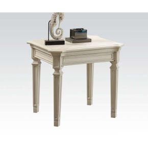 ACME 83092 Florissa - End Table - Antique White