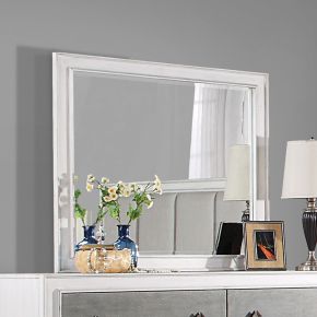 ACME BD00662 Katia - Mirror - Rustic Gray & Weathered White