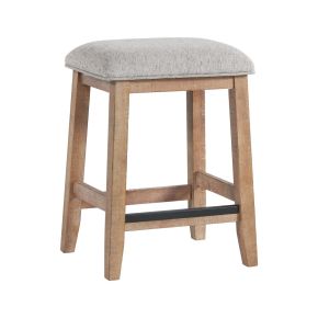 Intercon HI-BS-65C-SWH-K24 Highland - Backless Stool - Sandwash