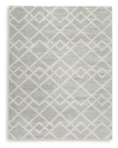 Ashley Furniture R407331 Unawick - 8' x 10' Rug - Gray / Ivory