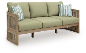 Ashley Furniture PCP604-838 Serena Shores - Sofa With Cushion - Beige / Green