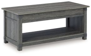 Signature Design by Ashley® T175-9 Freedan - Rect Lift Top Cocktail Table - Grayish Brown