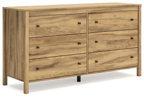 Signature Design by Ashley® EB1760-231 Bermacy - Light Brown - Six Drawer Dresser