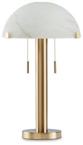 Signature Design by Ashley® L208424 Tobbinsen - Brass Finish - Metal Table Lamp