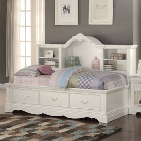 ACME 39150 Estrella - Twin Daybed With Storage - White