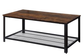 ACME 83960 Taurus - Coffee Table - Rustic Oak & Black Finish