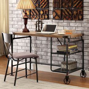 Furniture of America CM-DK6913 Olga - Desk - Antique Black