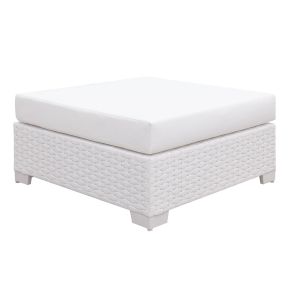 Furniture of America CM-OS2128WH-F Somani - Large Ottoman - White