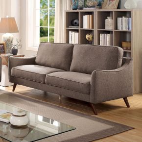 Furniture of America CM6971BR-LV Maxime - Loveseat - Light Brown