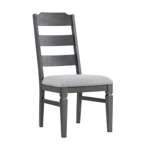 Intercon FR-CH-789C-PEW-RTA Foundry - Ladder Chair - Brushed Pewter
