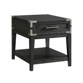Intercon LG-TA-2622-WST-C Laguna - End Table - Weathered Steel