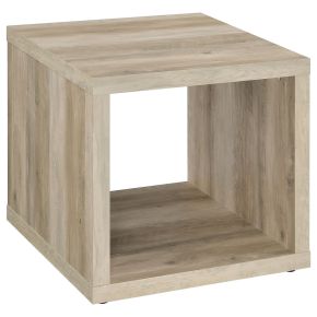 CoasterEveryday 710517 Frisco - Square Engineered Wood Side End Table - Distressed Pine