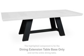Signature Design by Ashley® PCD824-55B Greddinton - Rectangular Dining Extension Table Base - Brown / Black