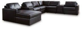 Signature Design by Ashley® 74305S47 Modmax II - 8-Piece Sectional With LAF Corner Chaise And Audio Consoles - Black