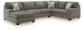 Ashley Furniture PC48405S5 Ashley Furniture PC48405S5 Clarington - 3-Piece Sleeper Sectional With LAF Chaise And RAF Sofa - Greystone