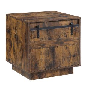 ACME LV01443 Bellarosa - End Table - Rustic Oak