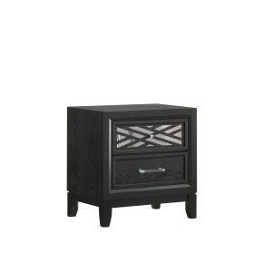 New Classic B1655-040 Obsidian - Nightstand - Black