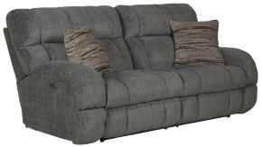 Catnapper 63591-1934/88-2317/08 Catnapper 63591-1934/88-2317/08 Ashland - Power Lay Flat Reclining Sofa - Granite