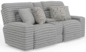 Jackson Furniture Industries 63259-1998/18-2343/16 Lynx - Power Reclining Console Loveseat With Zero Gravity - Moonstruck