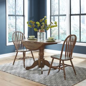 Liberty Furniture 186-CD-3DLS Carolina Crossing - 3 Piece Drop Leaf Set - Antique Honey