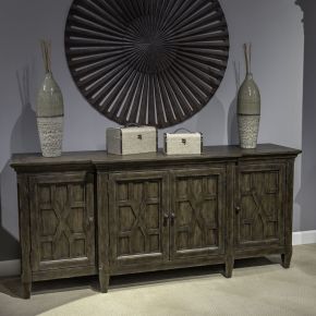 Liberty Furniture 297-TV76 Paradise Valley - 76" TV Console - Saddle Brown