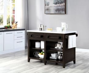 ACME AC00306 Darwid - Kitchen Island - Brown, Dark