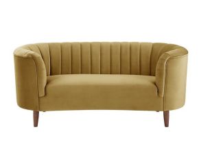 ACME LV00164 Millephri - Loveseat - Olive Yellow Velvet
