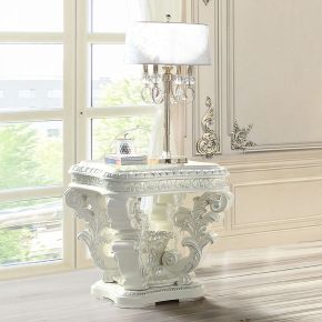ACME LV00801 Vanaheim - End Table - Antique White