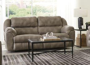 Catnapper 762451-1455/19-1456/19 Flynn - Power Lay Flat Reclining Sofa Power Adjustable Headrest & Lumbar And Dual Heat & Massage - Fig